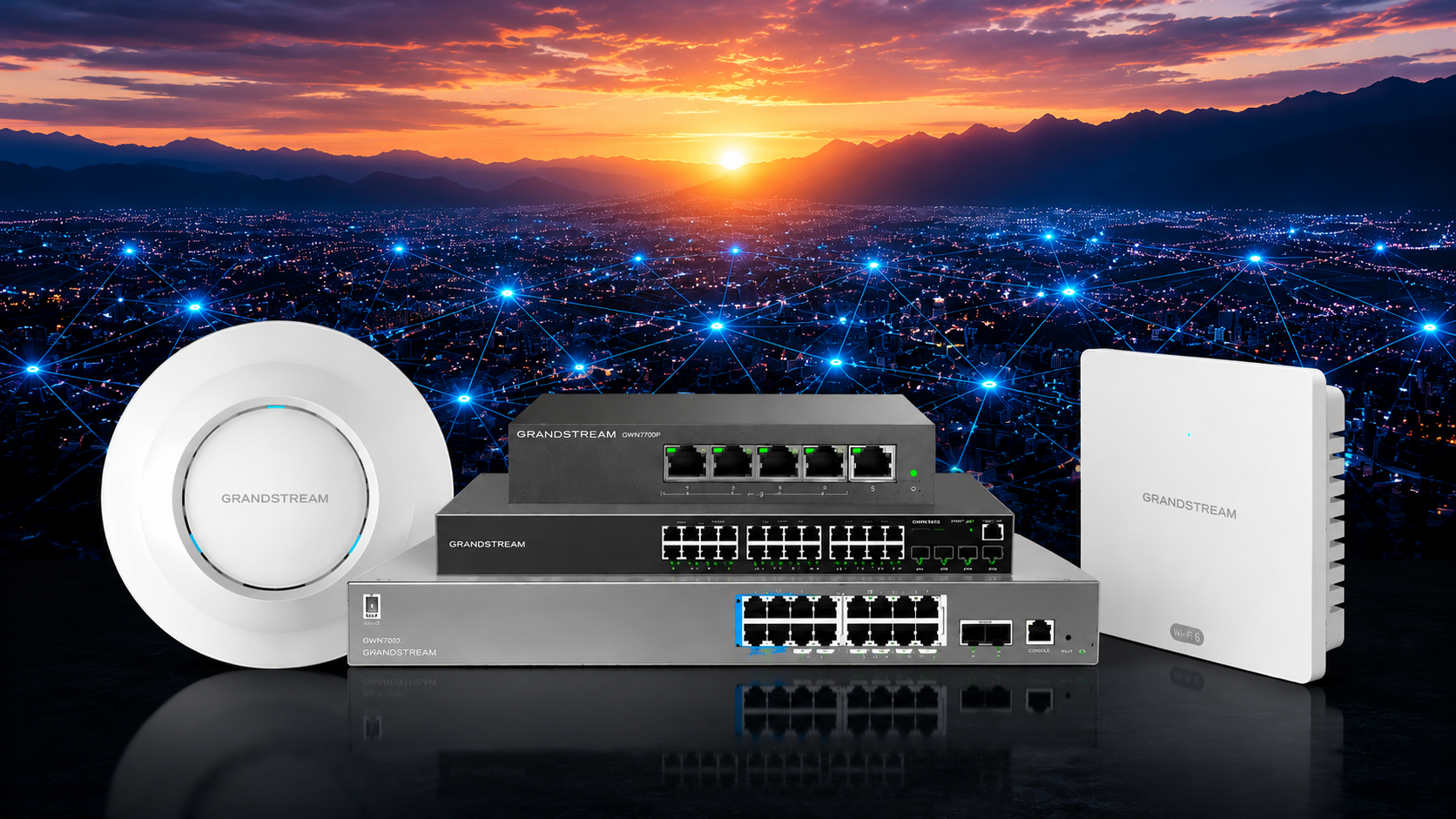 Access Points, Routers y Switches de la Serie GWN de Grandstream